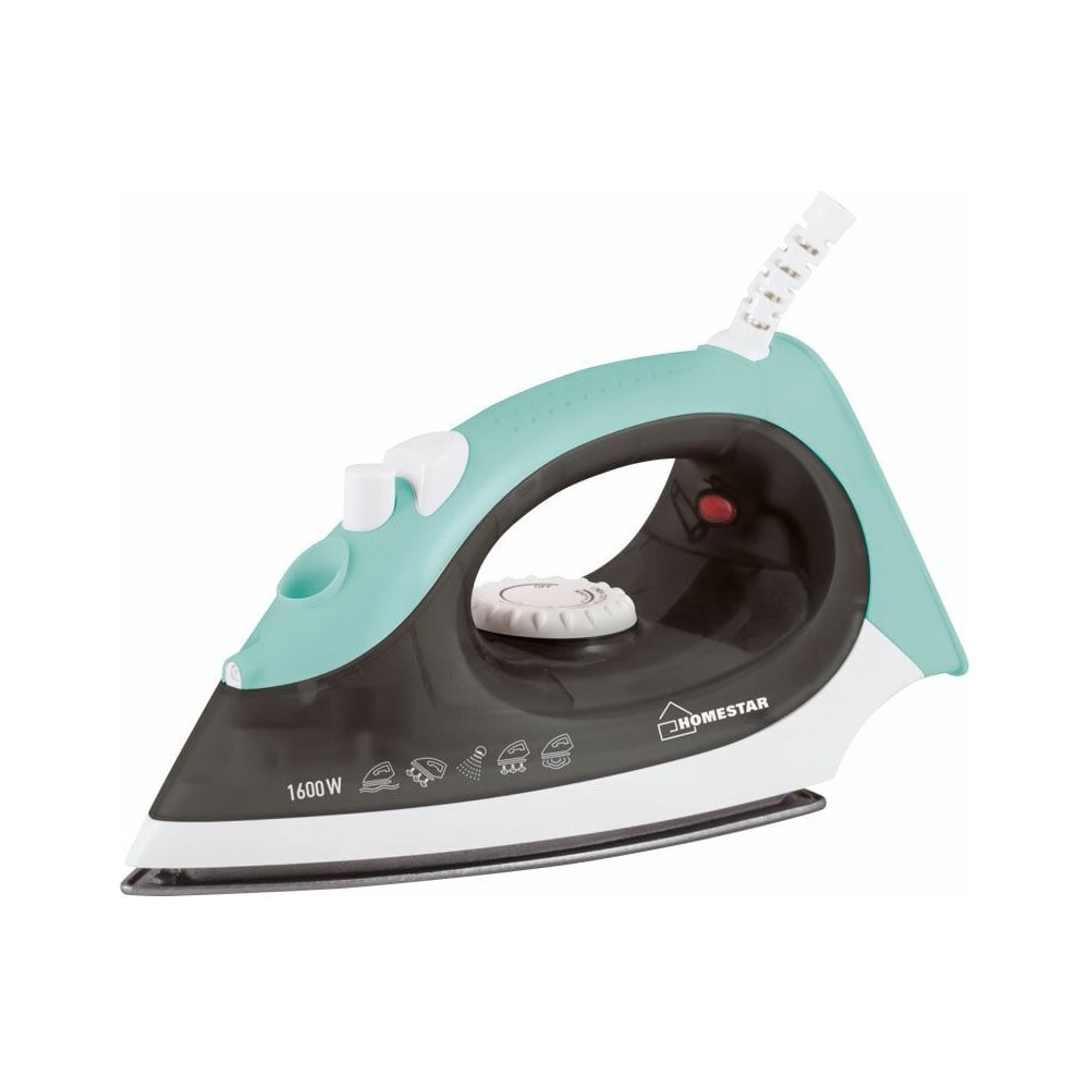 Утюг HomeStar HS-4002 серый, 1600 Вт, пар, спрей, паровой удар ...