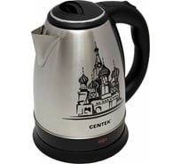 Чайник Centek CT-0050 Собор, металлеческий 2 л, 2000 Вт, термо-рисунок CT-0050 СОБОР