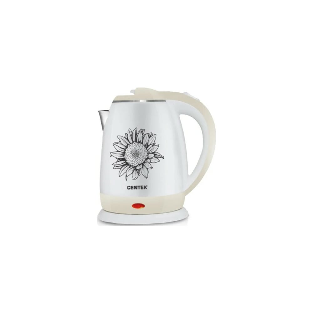 Чайник Centek CT-1026 BEIGE + рисунок, 1.8 л, 2000 Вт CT-1026 BEIGE ...