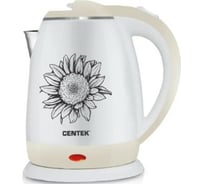 Чайник Centek CT-1026 BEIGE + рисунок, 1.8 л, 2000 Вт CT-1026 BEIGE