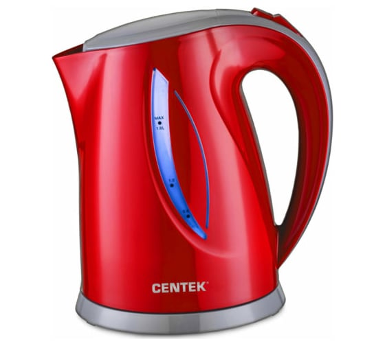 Чайник Centek 1.8 л, 2200 Вт, внутренняя LED-подсветка CT-0053 Red