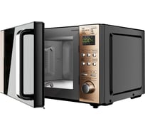 СВЧ Centek черный/золотой, 20 л, 700 Вт, Flat Tray, без поворотного стола, керамика CT-1574