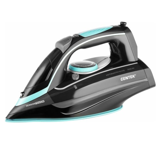Утюг Centek 3000 Вт, Sensor Touch, 450 мл, паровой удар, самоочистка, капля-стоп CT-2312