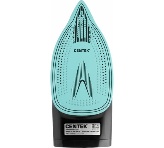 Утюг Centek 3000 Вт, Sensor Touch, 450 мл, паровой удар, самоочистка, капля-стоп CT-2312