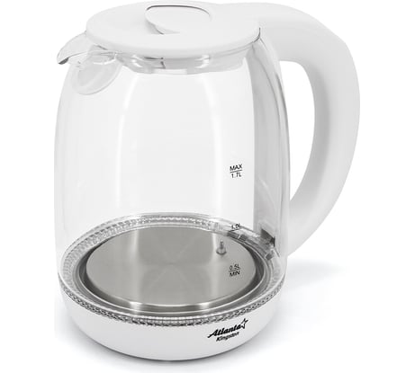Стеклянный электрический чайник Atlanta ATH-2532 white