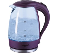 Стеклянный электрический чайник Atlanta ATH-2461 violet