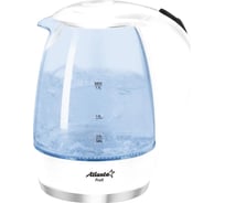 Стеклянный электрический чайник Atlanta ATH-2461 white