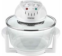 Аэрогриль Centek 12 л, 5 л 1400 Вт, таймер 90 мин, max 250, 2 решетки CT-1456 WHITE