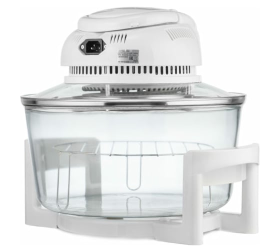 Аэрогриль Centek 12 л, 5 л 1400 Вт, таймер 90 мин, max 250, 2 решетки CT-1456 WHITE