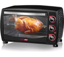 Жарочный шкаф Centek черный 42 л 1600 Вт, таймер 90 мин со звуком CT-1531-42 GRILL