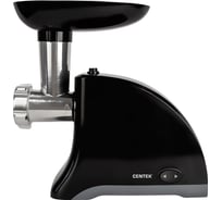 Мясорубка Centek 1550 Вт, реверс, 2 диска, стальной нож и узлы CT-1609 Black