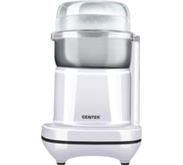 Кофемолка Centek 250 Вт, 165 мл, безопасная блокировка, стальная чаша, прозрачная крышка CT-1365 White