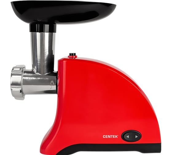 Мясорубка Centek 1550 Вт, реверс, 2 диска, стальной нож и узлы CT-1609 Red 1