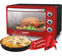 Жарочный шкаф Centek 36 л 1600 Вт + противень, таймер 90 мин, 4 режима, max 320 CT-1530-36 RED PROMO