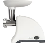 Мясорубка Centek 1550 Вт, реверс, 2 диска, стальной нож и узлы CT-1609 White