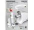 Мясорубка Centek 1550 Вт, реверс, 2 диска, стальной нож и узлы CT-1609 White 8