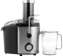 Соковыжималка Centek черный, сталь 1200 Вт, 2 скорости, стакан 1100 мл, горловина 75 мм CT-1215