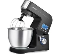 Планетарный миксер Centek PRO 1500 Вт, литой алюминиевый корпус, 5.5 л, таймер, LCD дисплей, подсв CT-1138