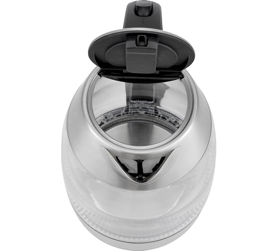 Чайник Centek стекло 1.7 л, 2200 Вт, двойные стенки, LED, защита от перегрева, фильтр от накипи CT-0012