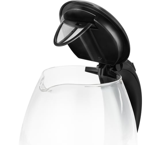 Чайник Centek стекло 1.7 л, 2200 Вт, LED подсветка, защита от перегрева, фильтр от накипи CT-0008