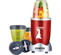 Мульти-блендер Centek 800 Вт, 12 предметов, стаканы 800 и 500 мл, 2 ножа, корпус алюминий CT-1324