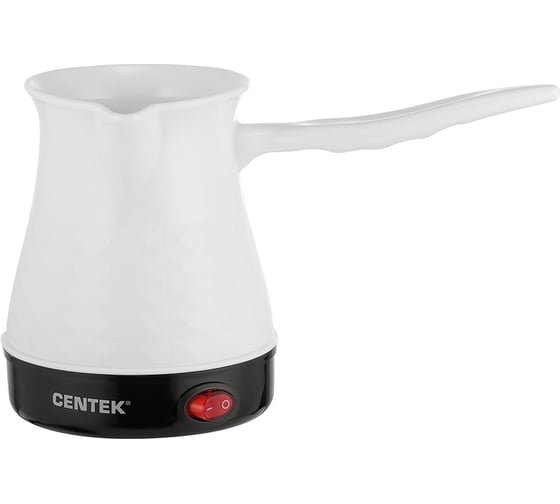 Электрическая турка Centek белый 200 мл, 1000 Вт CT-1097 White