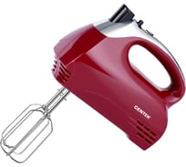 Миксер Centek хром/вишня 350 Вт, 5 скоростей + турбо режим, взбивание/замешивание CT-1118