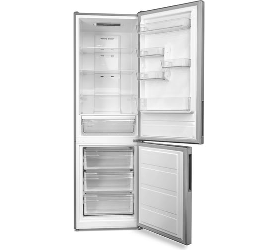 Холодильник Centek multi No-Frost 302л (78 л/224 л) 595x630x1880 мм (ДхШхВ), А+, GMCC CT-1732 INOX