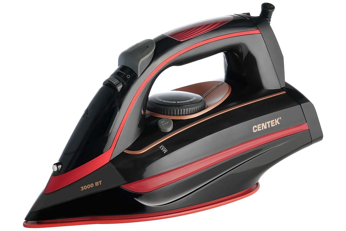 Утюг Centek 3000 Вт, 450 мл, керамика, капля-стоп, антинакипь ...