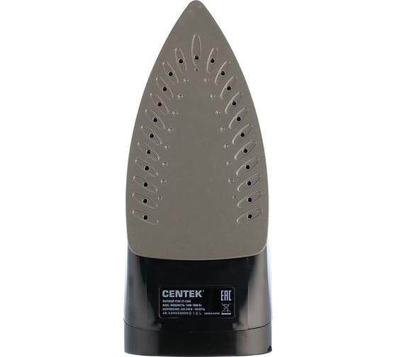 Утюг Centek 1800 Вт, антипригар подошва, 200 мл, паровой удар, самоочистка CT-2360 BLUE