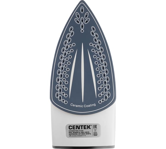 Утюг Centek 2400 Вт, керамическая подошва, мощный паровой удар, самоочистка, 330 мл CT-2344 VIOLET