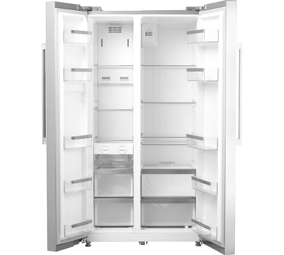 Холодильник Centek 530 л (182 л/348 л) 895x705x1788 мм (ДхШхВ) А+ GMCC CT-1751 INOX