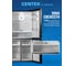 Холодильник Centek Total NF 456 л (153 л/303 л) 655x833x1775 мм, стекло, 4 двери CT-1756 Black Glass 6