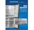 Холодильник Centek Total NF 456 л (153 л/303 л) 655x833x1775 мм, стекло, 4 двери CT-1756 Beige Glass 6