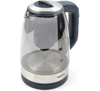 Стеклянный чайник MARTA серый мрамор MT-1088 36004