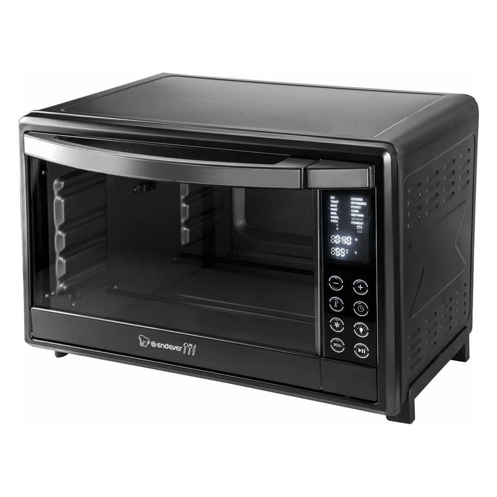 Мини-печь Endever Danko 4045 , черный цвет, мощность 2000 Вт, объем 45 ...