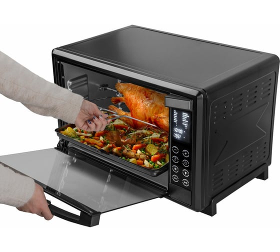 Мини-печь Endever Danko 4045 , черный цвет, мощность 2000 Вт, объем 45 л 90337