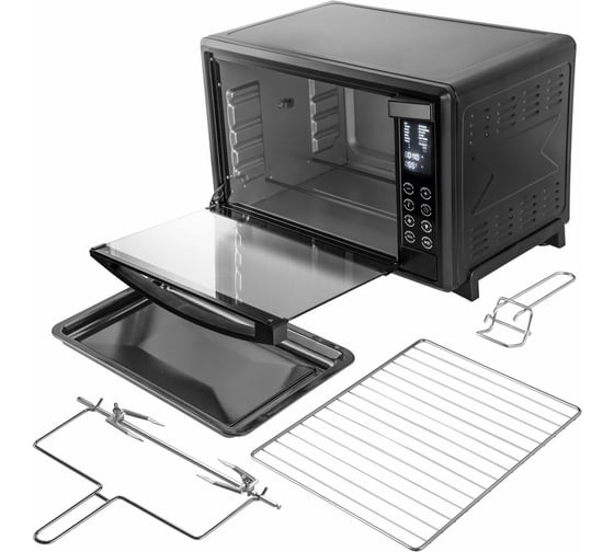 Мини-печь Endever Danko 4045 , черный цвет, мощность 2000 Вт, объем 45 л 90337