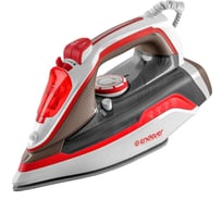 Электрический утюг Endever Delta-223, красный/белый, мощность 2400 Вт 90289