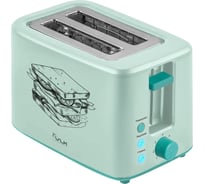 Электрический тостер VLK Palermo 102 мощность 800 Вт, цвет мятный 90353
