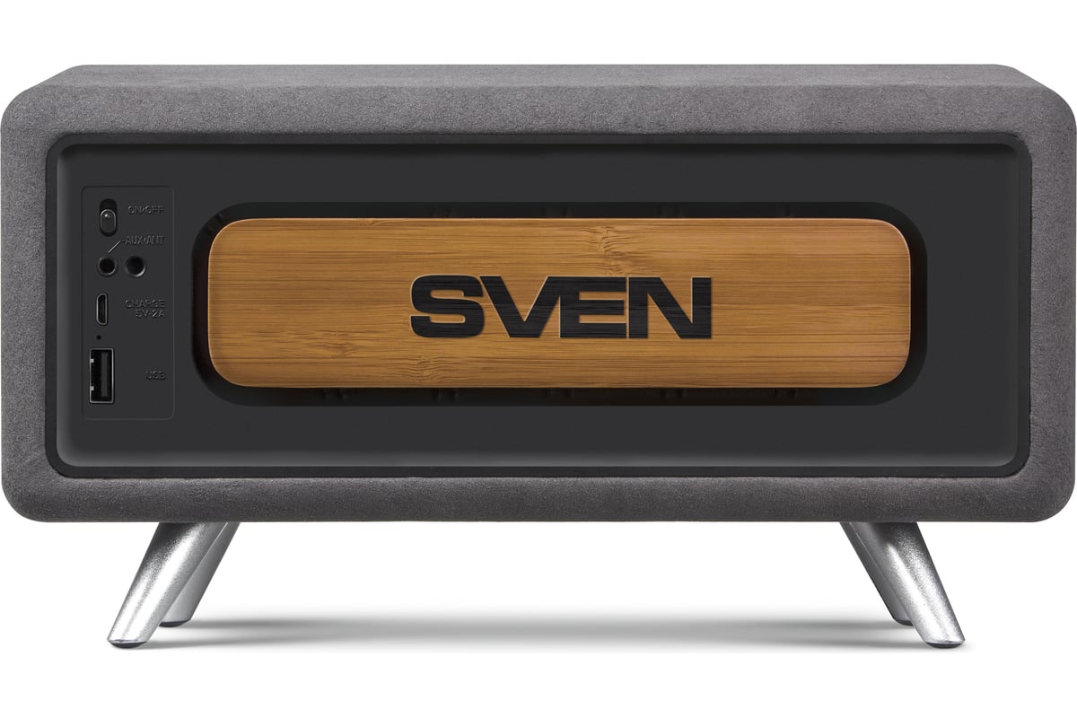 Домашняя аудиосистема SVEN АС HA-930, бамбук 30 Вт, Bluetooth, FM, USB,  LED-дисплей, 2200мАч SV-019068