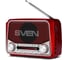 Радиоприёмник SVEN АС SRP-525 красный, 3 Вт, FM/AM/SW, USB, microSD, фонарь, встроенный аккумулятор SV-017163 1