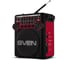 Радиоприёмник SVEN АС SRP-355 красный, 3 Вт, FM/AM/SW, USB, SD/microSD, фонарь, встроенный аккумулятор SV-017132 1
