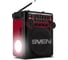 Радиоприёмник SVEN АС SRP-355 красный, 3 Вт, FM/AM/SW, USB, SD/microSD, фонарь, встроенный аккумулятор SV-017132 2