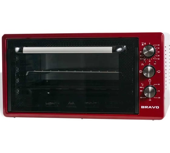 Электрическая печь BRAVO FO-45R 45 л, красная УТ000012046 1