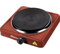 Электрическая плитка SAKURA ПЭ-09 1500 Вт, 185 мм, 1 конфорка, диск, коричневый РТ-00061239