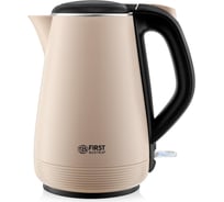 Электрический чайник FIRST 1200 Вт, 1 л, корпус с двойными стенками FA-5407-4-CR