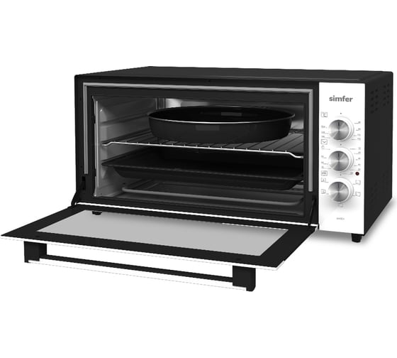 Мини-печь SImfer 5 режимов работы, конвекция M4001