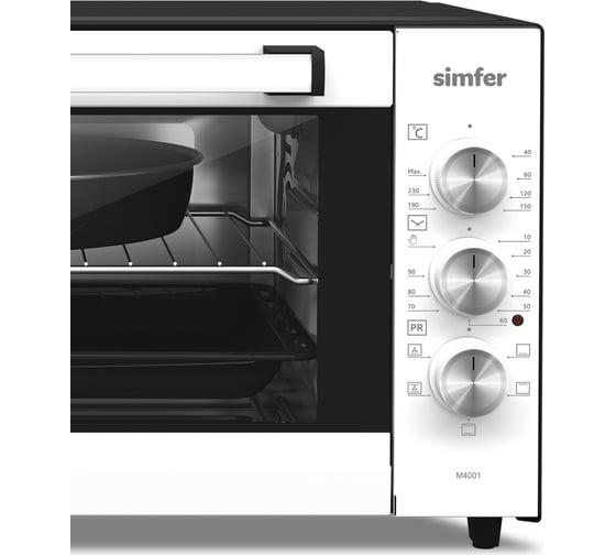 Мини-печь SImfer 5 режимов работы, конвекция M4001