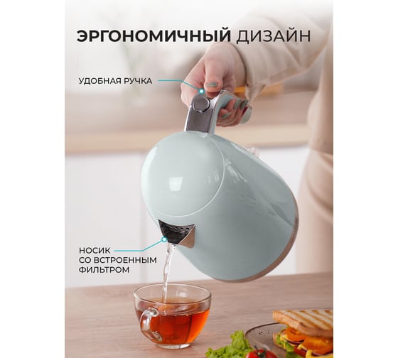 Чайник Galaxy LINE GL 0332 небесный 7010103325